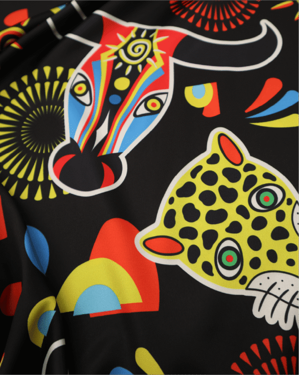 Satín Stretch Estampado (Carnaval) - 0024